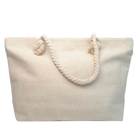 Flamingo and Palm Leaves Rhinestone Tote Bag - XXL - NWT - Picture 5 of 10